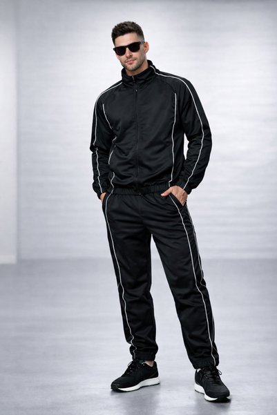 Remy's Men's Tracksuit Set with Lined Marathon Fabric
