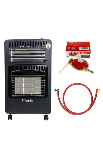 Floria Aragaz mobil pe gaz GPL și electric, aprindere piezoelectrică, kit de ...