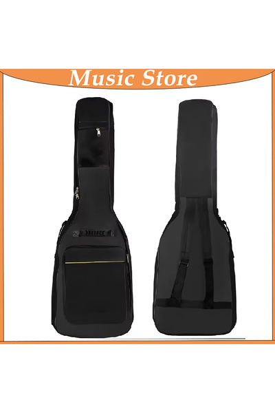 Choice Electric Guitar Gig Bag Black Waterproof Guitar Case Double Strap Padd...