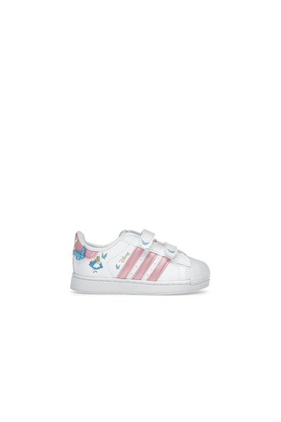 adidas Superstar II Închidere Confortabilă Disney Alb Roz Deschis Acvamarin (TD)