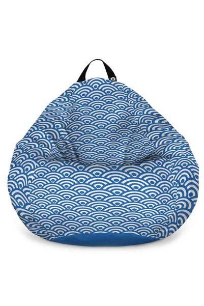 Updeco Fotoliu Puf Bean Bag tip Para L, impermeabil, interior/exterior, sac i...