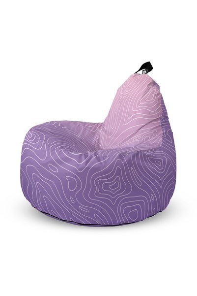 Updeco Fotoliu Puf Bean Bag tip Big Chill, impermeabil, indoor/outdoor, sac i...