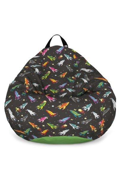 Updeco Fotoliu Puf Bean Bag tip L, impermeabil, pentru interior/exterior, sac...