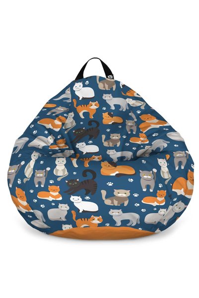 Updeco Fotoliu Puf Bean Bag tip Para L, impermeabil, indoor/outdoor, sac inte...