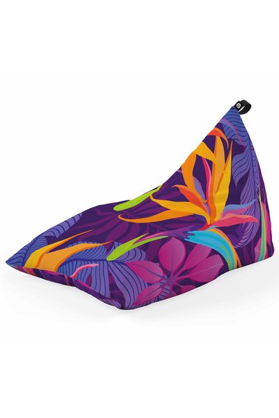 Updeco Fotoliu Puf Bean Bag tip Lounge, sac interior, impermeabil, pentru int...