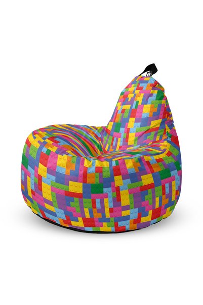 Updeco Fotoliu Puf Bean Bag tip Big Chill, impermeabil, de interior/exterior,...
