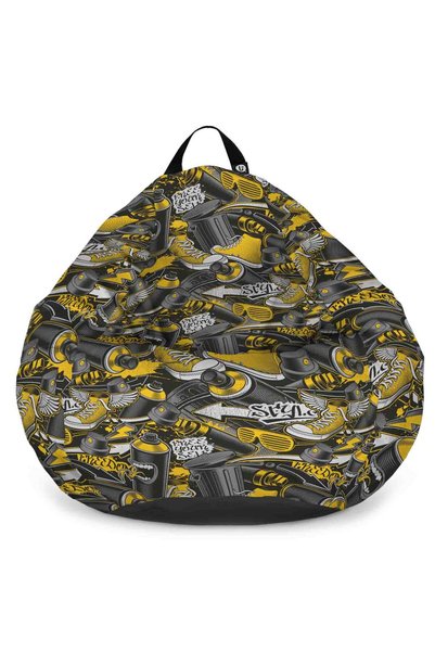 Updeco Fotoliu Puf Bean Bag tip Para L, impermeabil, indoor/outdoor, sac inte...