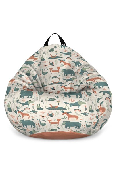 Updeco Fotoliu Puf Bean Bag tip Para L, impermeabil, indoor/outdoor, sac inte...