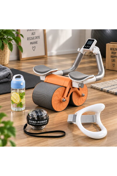 OEM Set cadou fitness, Aparat de antrenament abdominal cu cronometru, Minge g...