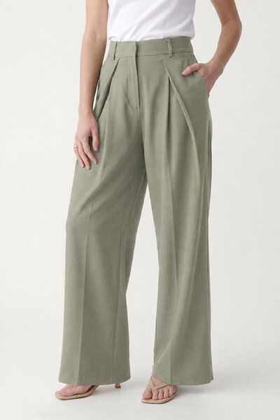 Antioch Mint Pleated Women's Trousers
