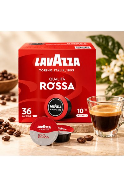 LavAzza Capsulă cafea A Modo Mio QUALITA ROSSA, 36 buc.