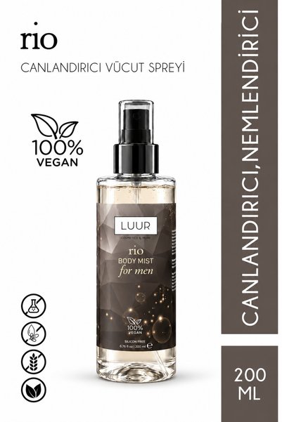 LUUR COSMETICS & MORE Rio Erkek Vücut Spreyi 200 ml