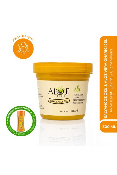 Bio Asia Snail & Aloe Vera Gel – Anti-Acne, Skin Renewing & Firming 300 ml