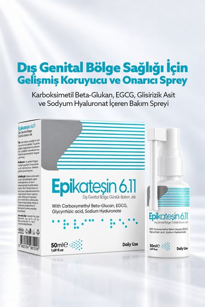 Orthogen EPİKATEŞİN 6.11 - JEL 50 ML - Dış Genital Bölge Günlük Bakım Jeli