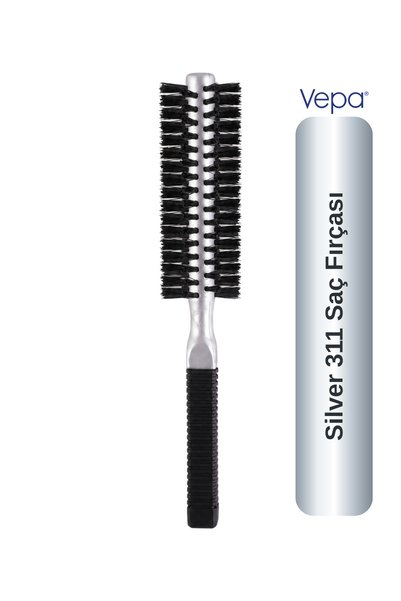 Vepa Silver 311 Saç Fırçası - Kauçuk Sap, Antistatik, Yağ Dengesi
