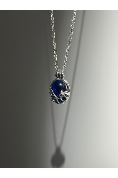Harlofia Jewelry Gümüş Kaplama Vampir Katherine Pierce Kolye