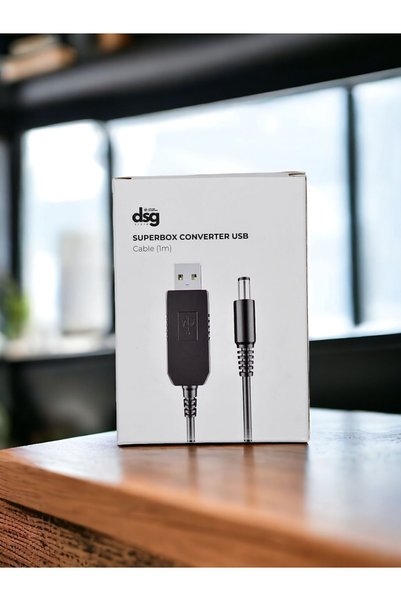 online shopping dsg store Süperbox Powerbank Usb Bağlantı Kablosu 5v Giriş 12v Çıkış Modem Uyumlu