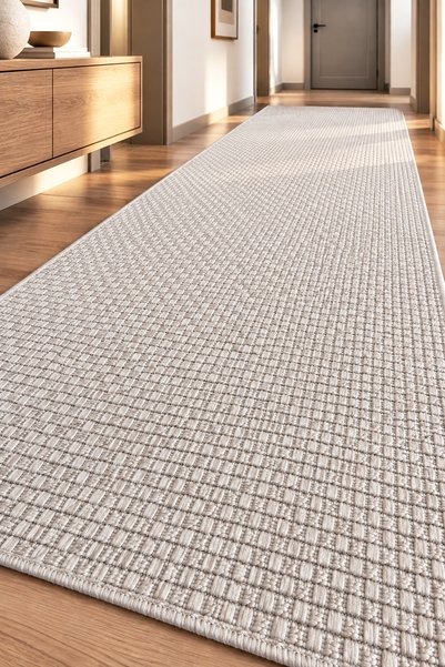 MELARİS HALI Cehu Yolluk Naturel Jüt Halı Örme Kilim Sisal Hasır Halı Mutfak ...