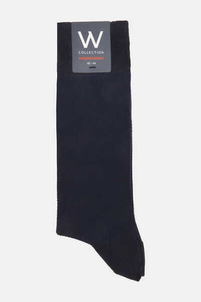 W Collection LACİVERT BAMBU UZUN SOKET