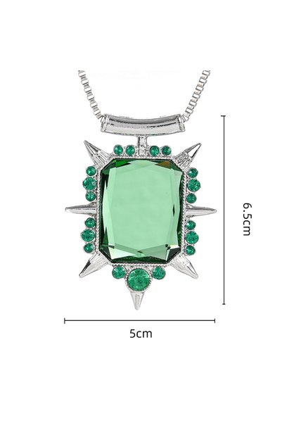 Choice 50cm Silver Hot Once Upon A Time Necklace Punk Wicked Witch Zelina Gli...