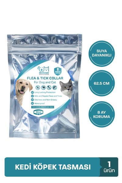 muvicado Dog Flea Collar Flea Tick External Parasite Prevention Adjustable Na...