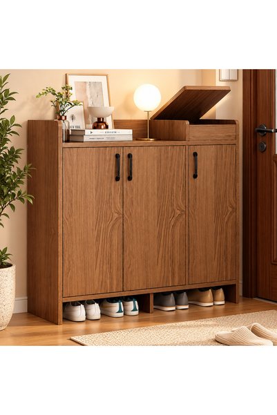 NKX Luxury Multifunctional Entryway Shoe Cabinet & Drawer Storage 90 CM