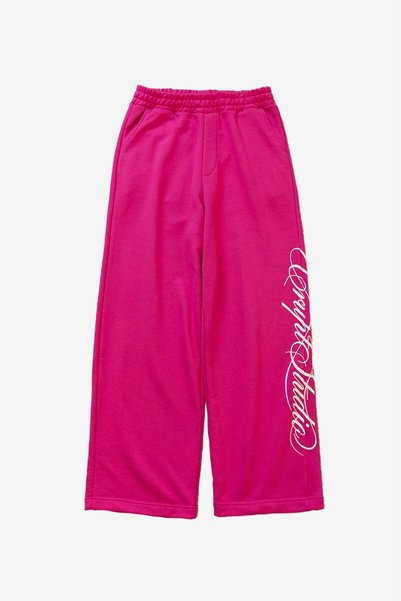 Crupt Studio Pink Chaos Script Super Baggy Sweatpants