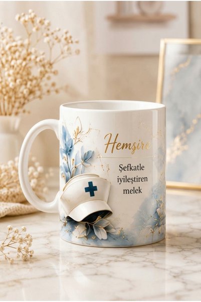 KADOREX DESIGN Hemşire Meslek Temalı Kupa Bardak – Premium Kahve Kupası Hediy...