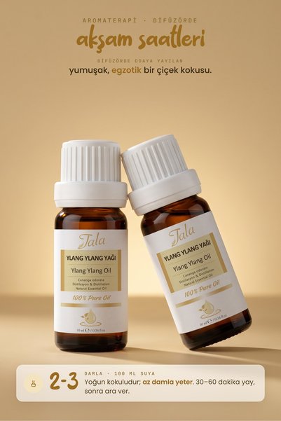 Tala Ylang Ylang Uçucu Yağı %100 Saf ve Doğal 10 Ml