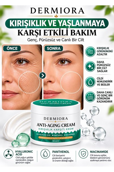 Dermiora Gençleştiren Botoks Etkili Kırışıklık ve Yaşlanma1 Karşıtı, Leke Kar...