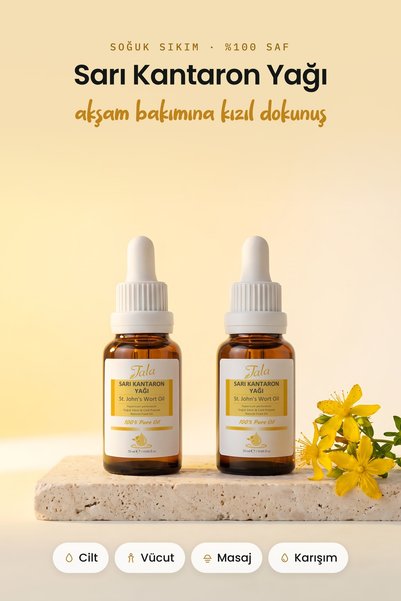 Tala Sarı Kantaron Yağı %100 Saf Ve Doğal Soğuk Sıkım 20 Ml