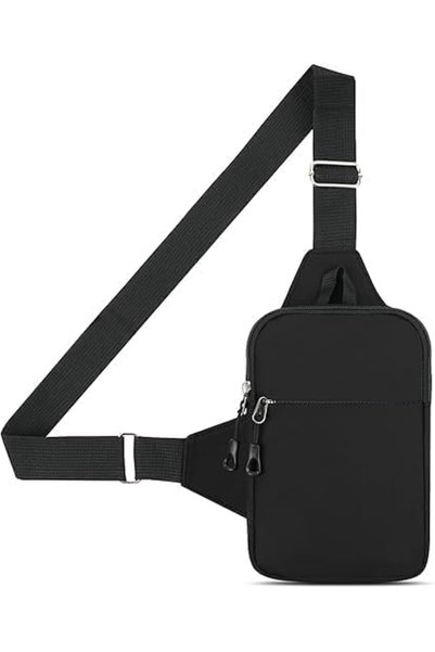 Generic Small Sling Bag for Men and Women, Waterproof Crossbody Chest Bag wit...