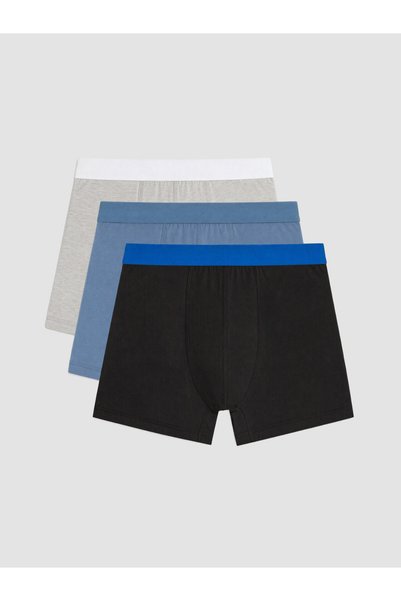 LC Waikiki Trendy Picks from Kübra Butik: Cotton Stretch Men's Boxers, 3-Pack