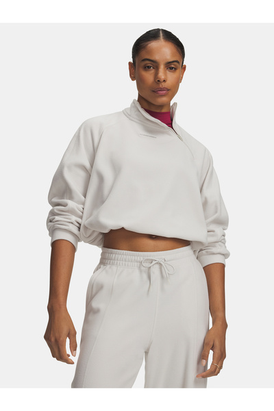 Under Armour UA Performance Fleece QZ – Hanorac pentru femei, alb