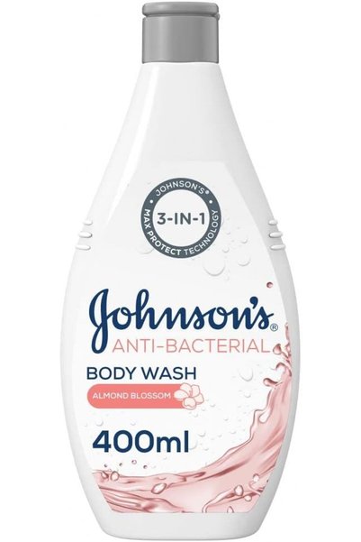 Johnson & Johnson Johnson's Body Wash, 400ml, Anti-Bacterial, Almond Blossom,...