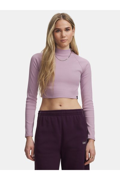 Under Armour UA RIV RIB MOCK LS - Tricou pentru femei