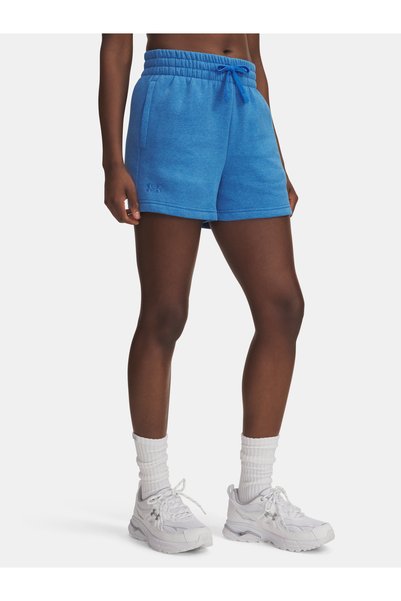 Under Armour Rival Fleece Short-BLU - Șorturi pentru femei