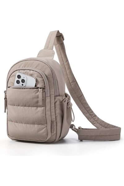 Generic Small Puffer Sling Bag for Women, Versatile Crossbody Purse for Trave...