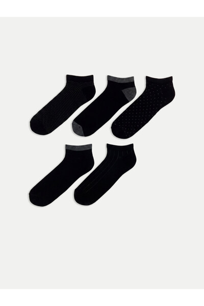 LC Waikiki Trendy Picks from Kübra Butik: Embroidered Men's Ankle Socks, 5-Pack
