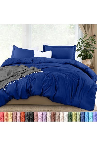 Generic Duvet Cover Queen Size Set - 1 Duvet Cover with 2 Pillow Shams - 3 Pi...