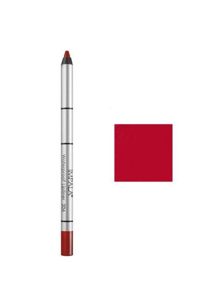 IMPALA Waterproof Lip Liner, shade 206 Intense Red