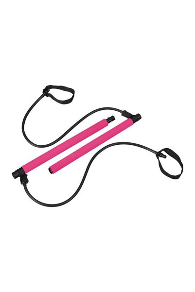 Relaxdays Pilates Bar with Resistance Bands