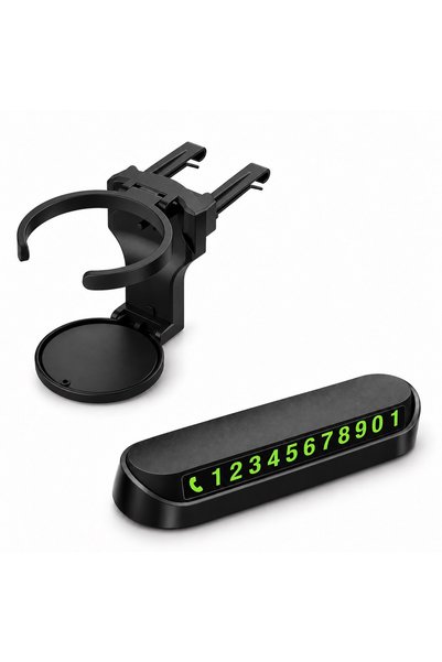 Busstier Rest Stop – Parking Meter and Car Cup Holder Set