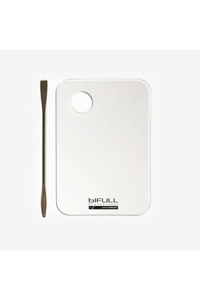 Bifull Professional Vinyl Mixing Palette for Makeup and Manicure with Spatula...