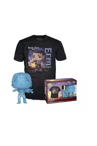 Funko Фигурка „Pop!“ на Ерен Йегер + тениска за възрастни (XL)
