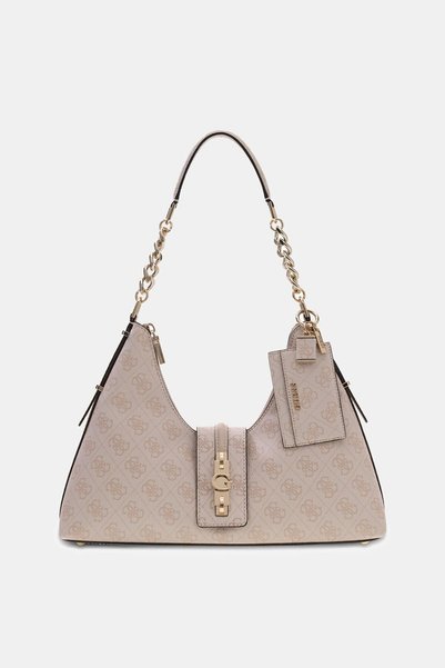 Guess Yvonne Logo Hobo Bag
