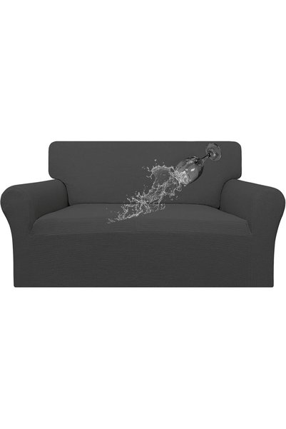 Generic Couch Cover, Sofa Stretch Jacquard Slipcover, Leakproof Furniture Pro...