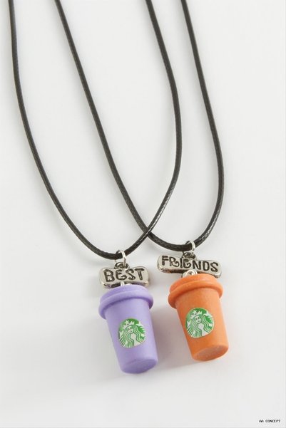 ZERO LAND CONCEPTA Drink Buddy Necklaces - Pair (223337) Necklace - Purple