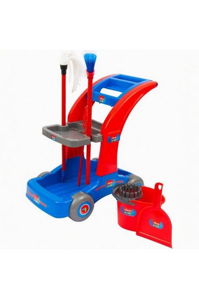 Vileda 6-piece Cleaning Set for Kids, Toy with Broom, Bucket and Accessories,...
