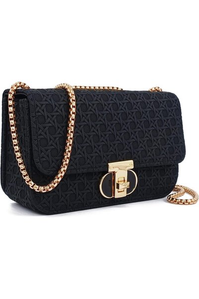 Generic Mini Shoulder Bag for Women, PU Leather Small Crossbody Bag with Chai...